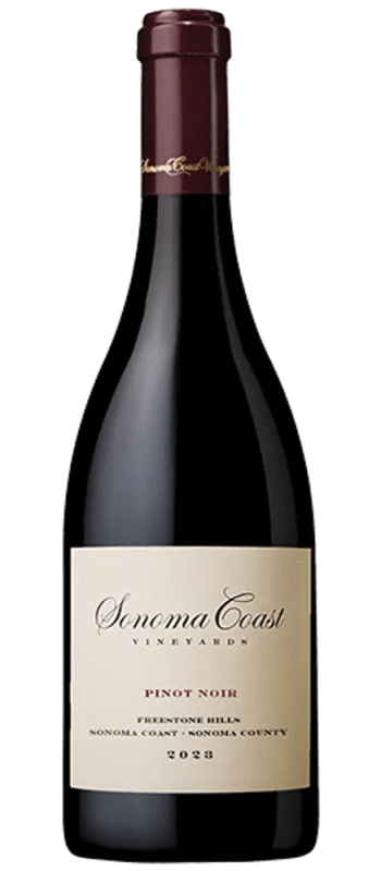 freestone hills pinot noir 2023 sonoma county bottle shot